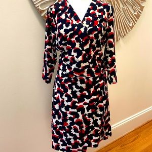 Ann Taylor Wrap Dress 12 Petite